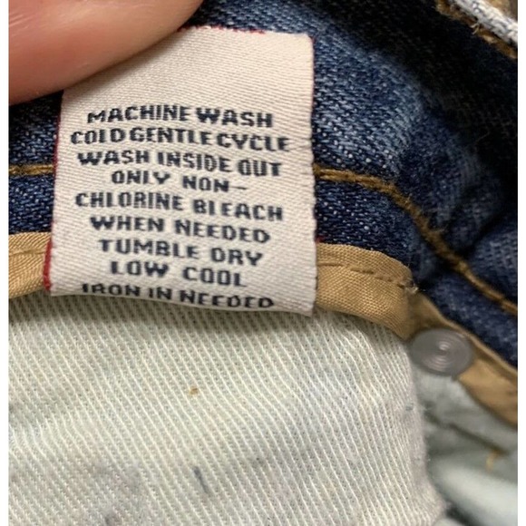 The Heritage By America 1776 Ripped Distressed Denim Jeans Size 34x33 FS Charity - Picture 10 of 12